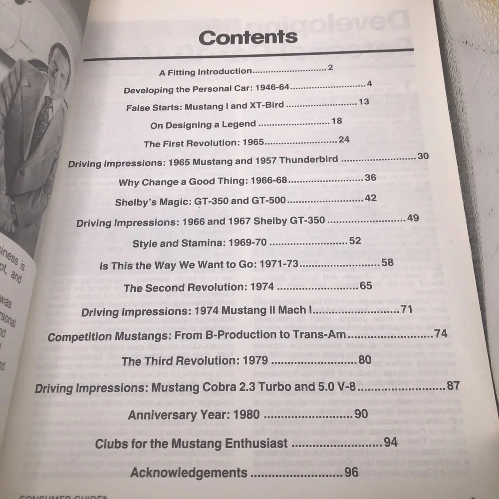 Mustang, The Car that Started the Ponycar Stampede Book Shelby Cobra Collectors